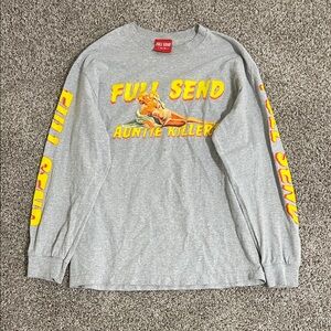 Grey Fullsend Auntie Killers Long Sleeve Men’s size medium